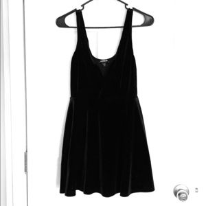 Black Velvet Cocktail Dress